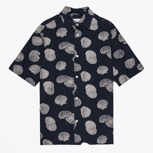 Freddy Short Sleeve Shirt - Navy Blue