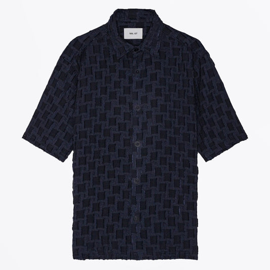 - Freddy Short Sleeve Shirt - Navy Blue