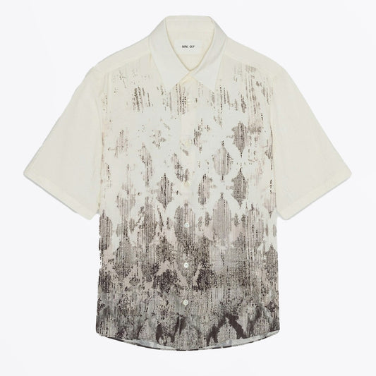 - Quinsy Short Sleeve Shirt - Black Print