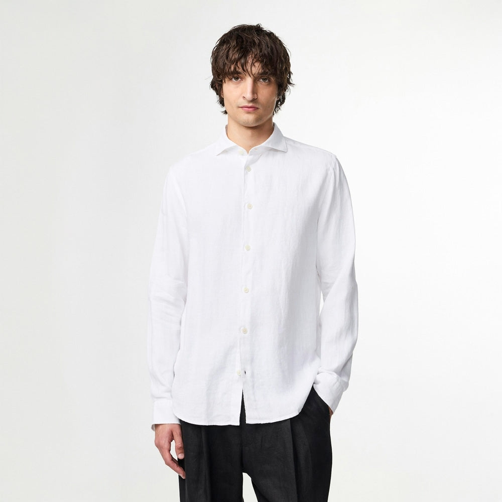 - Andrew Linen Shirt - White