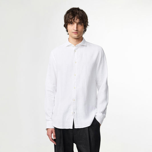 - Andrew Linen Shirt - White
