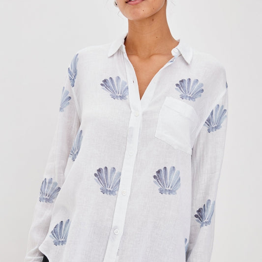 - Charli Shirt - Blue Seashells