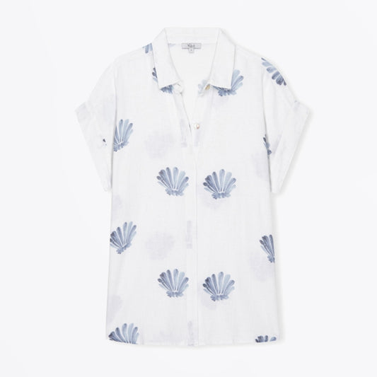 - Jamie Shirt - Blue Seashells