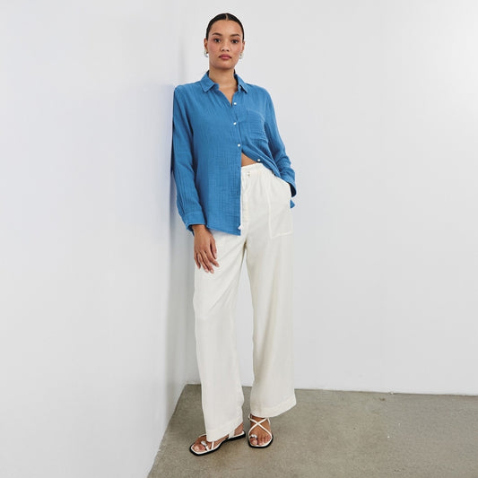 - Ellis Shirt - French Blue