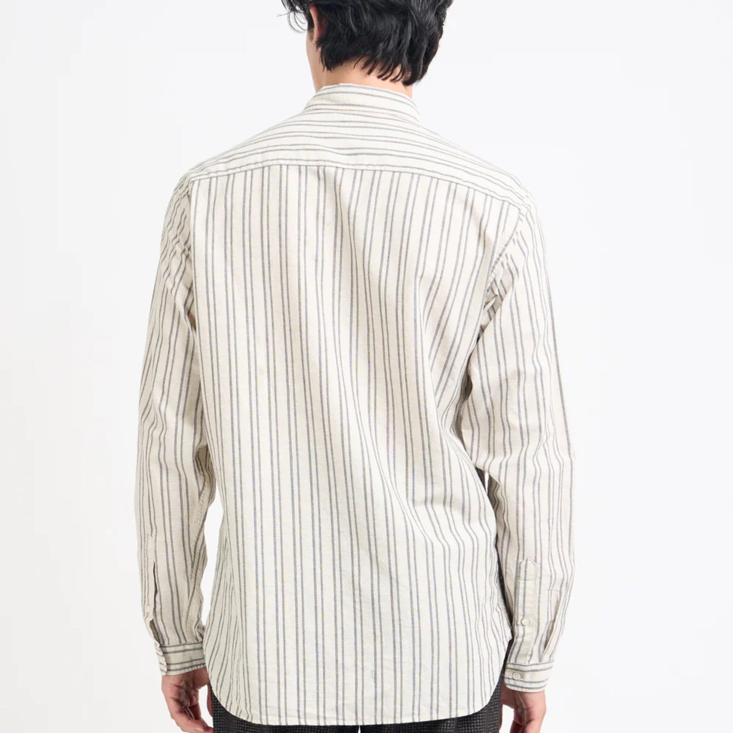 - BROOK SHIRT ALBERG - SAND BLACK