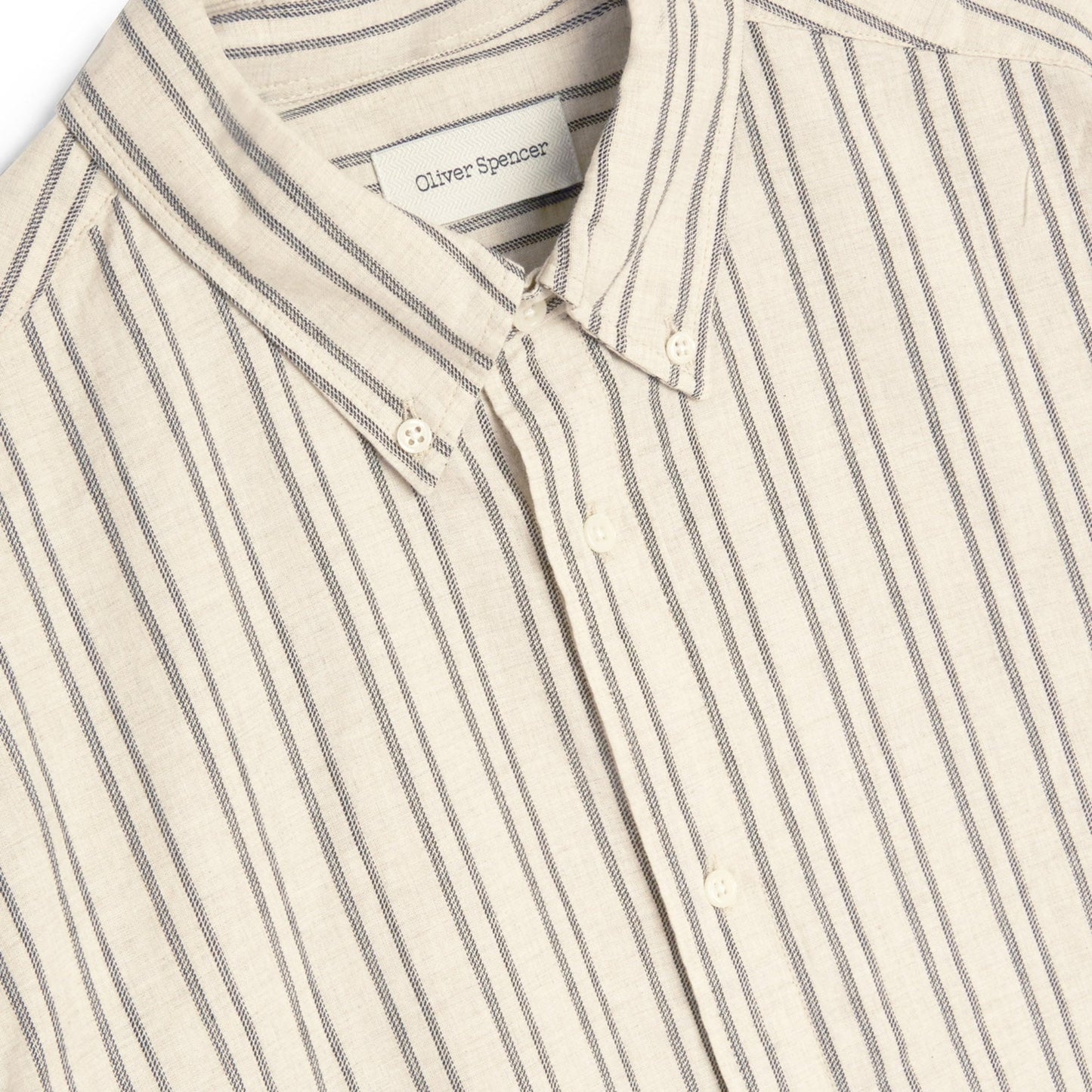 - BROOK SHIRT ALBERG - SAND BLACK