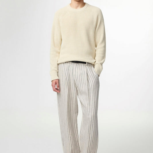 - Jacobo Knitted Sweater - Ivory