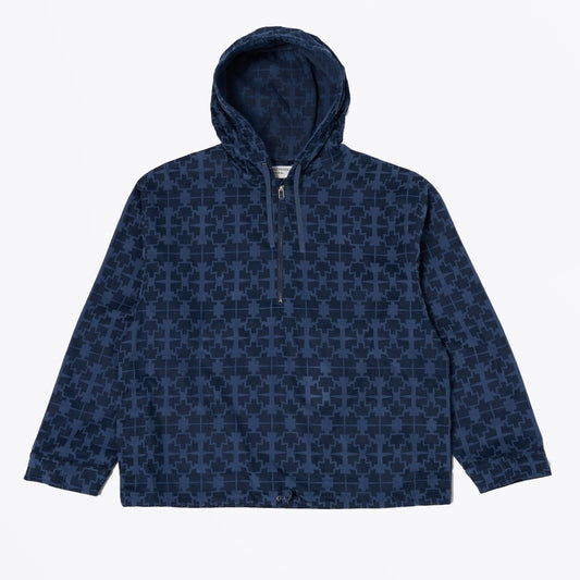 - Mitla Print Cord Liam Jacket - Navy