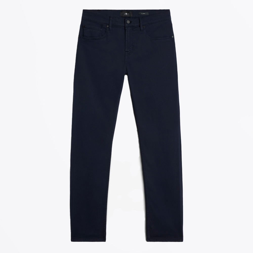 Slimmy Stretch Sateen Jeans - Navy