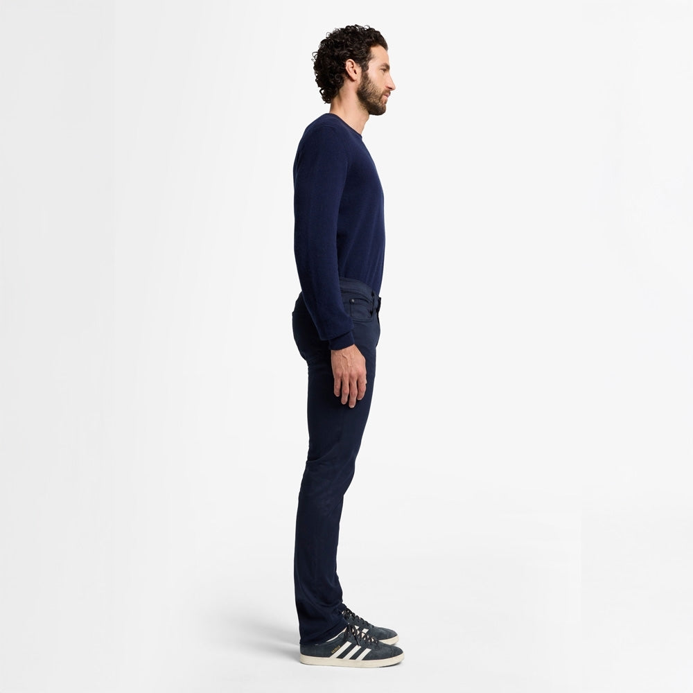 - Slimmy Stretch Sateen Jeans - Navy