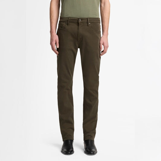 - Slimmy Stretch Sateen Jeans - Dark Olive