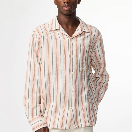 - Julio Linen Blend Shirt - Lotus