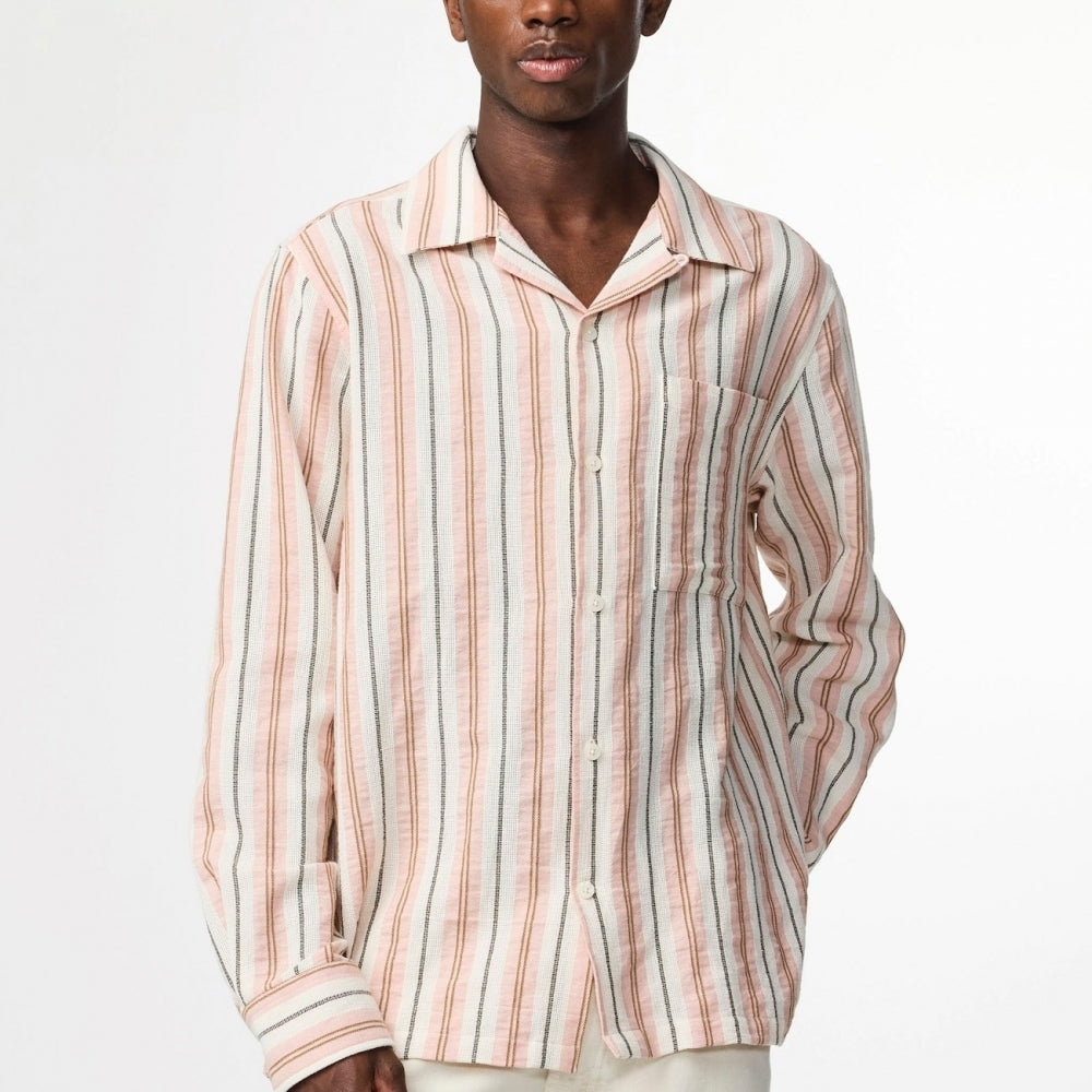 - Julio Linen Blend Shirt - Lotus
