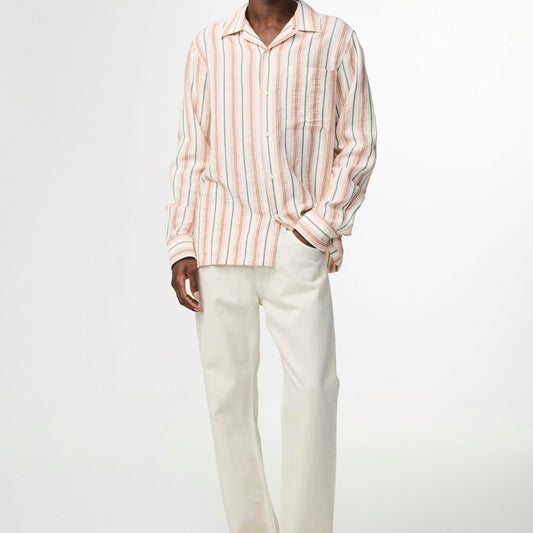 - Julio Linen Blend Shirt - Lotus