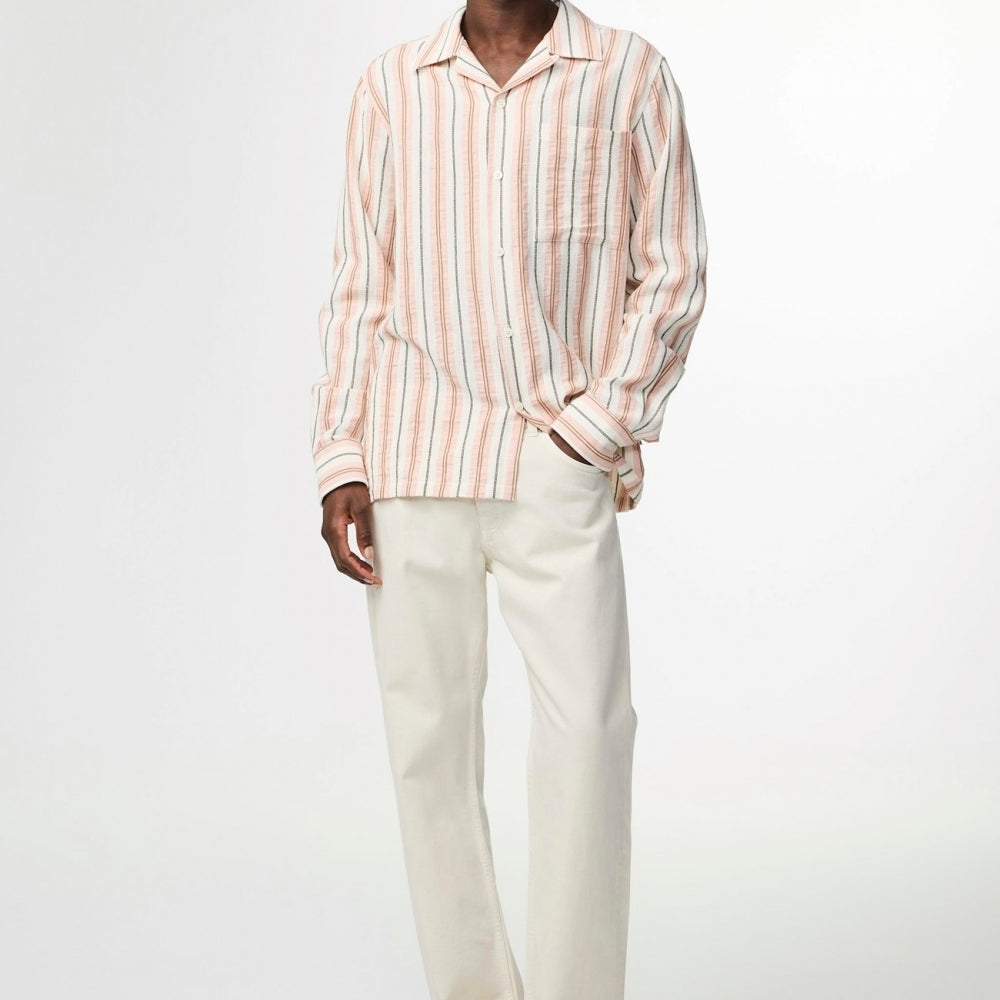 - Julio Linen Blend Shirt - Lotus