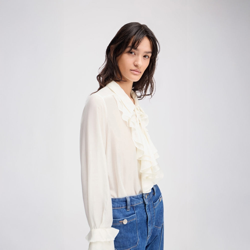 - Lesienna Top - Ivory