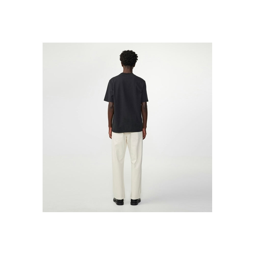 - Adam Embroidered T-Shirt - Black