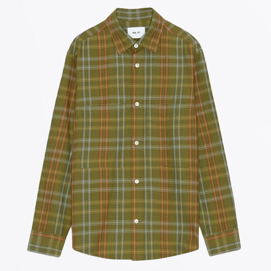 - Freddy Bedford Corduroy Shirt - Green Check