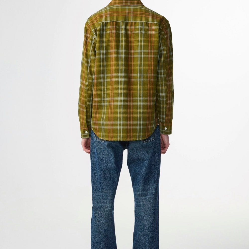 - Freddy Bedford Corduroy Shirt - Green Check