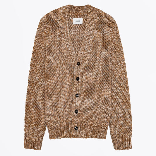 - Osky Mouline Cardigan - Caramel