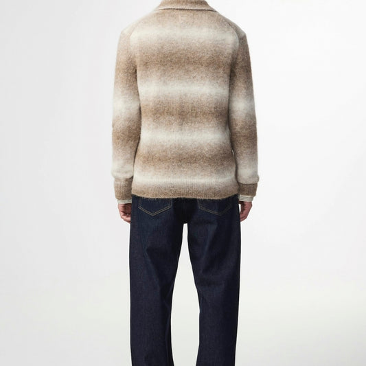 - Alfie Alpaca Blend Sweater - Light Caramel