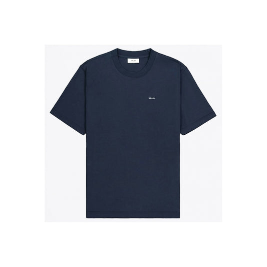 - Adam Casual Pima Tee - Navy Blue
