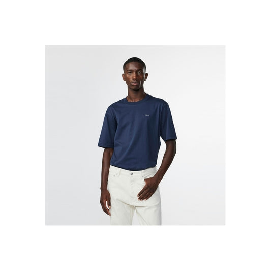 - Adam Casual Pima Tee - Navy Blue