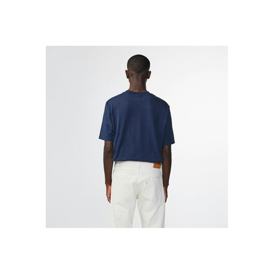 - Adam Casual Pima Tee - Navy Blue