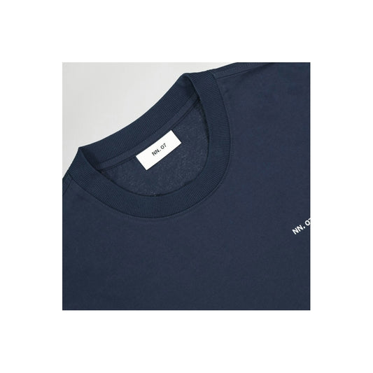 - Adam Casual Pima Tee - Navy Blue