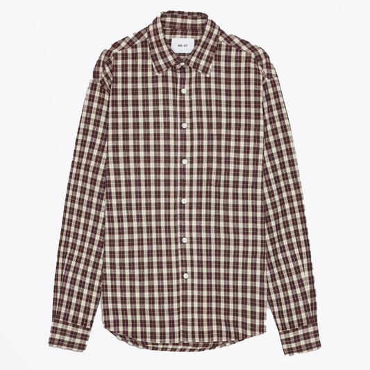 - Deon Flannel Shirt - Wine Check