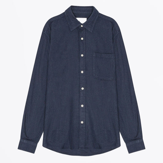 - Deon Flannel Shirt - Navy