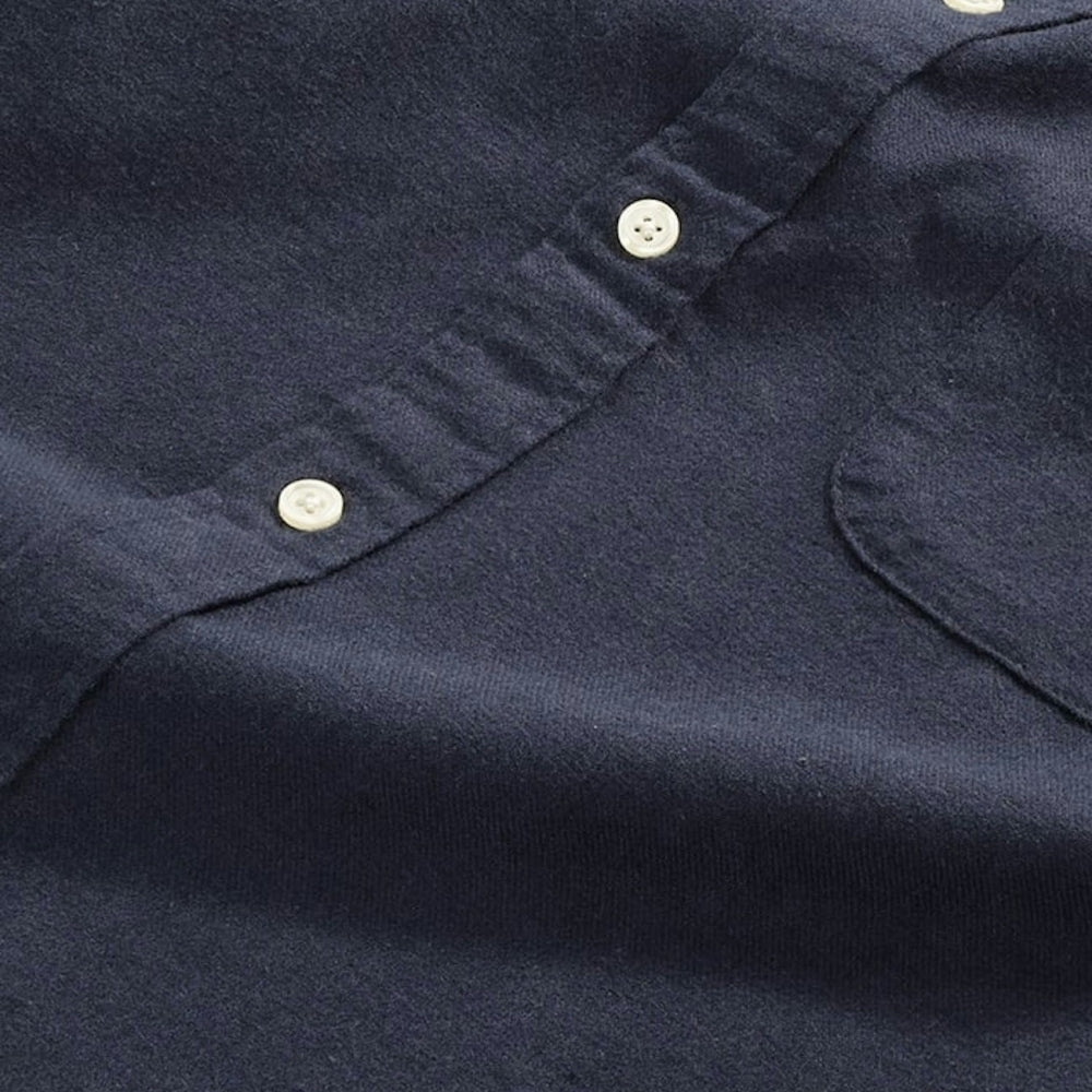 - Deon Flannel Shirt - Navy