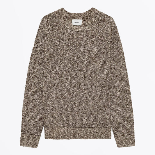 - Jacobo Boucle Yarn Sweater - Demitasse