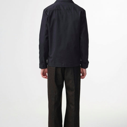 - Olav Organic Cotton Hybrid Jacket - Deep Navy