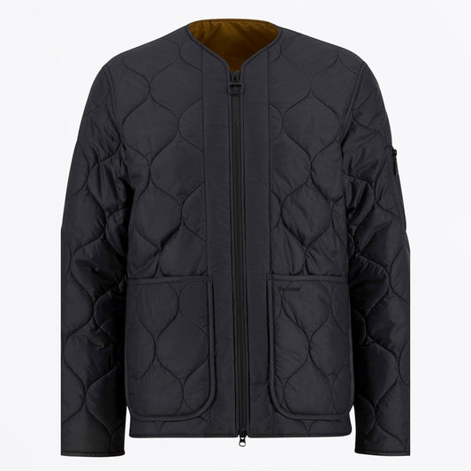 - Re-engineered Utility Liddesdale Quilted Jacket - Black