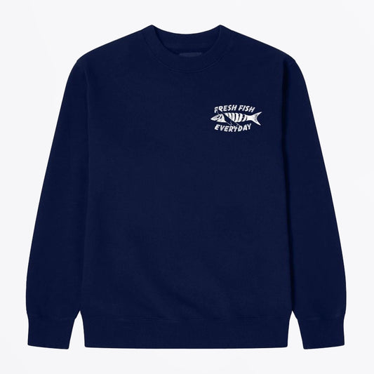 - Monsieur Sakana Sweatshirt - Maritime Blue
