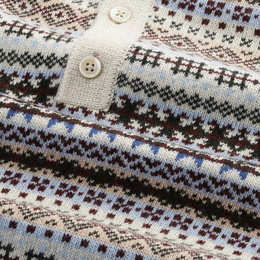 - Robbie Patterned Polo - Multi