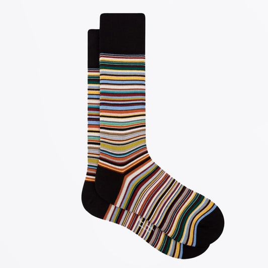 - Signature Stripe Socks - Multi
