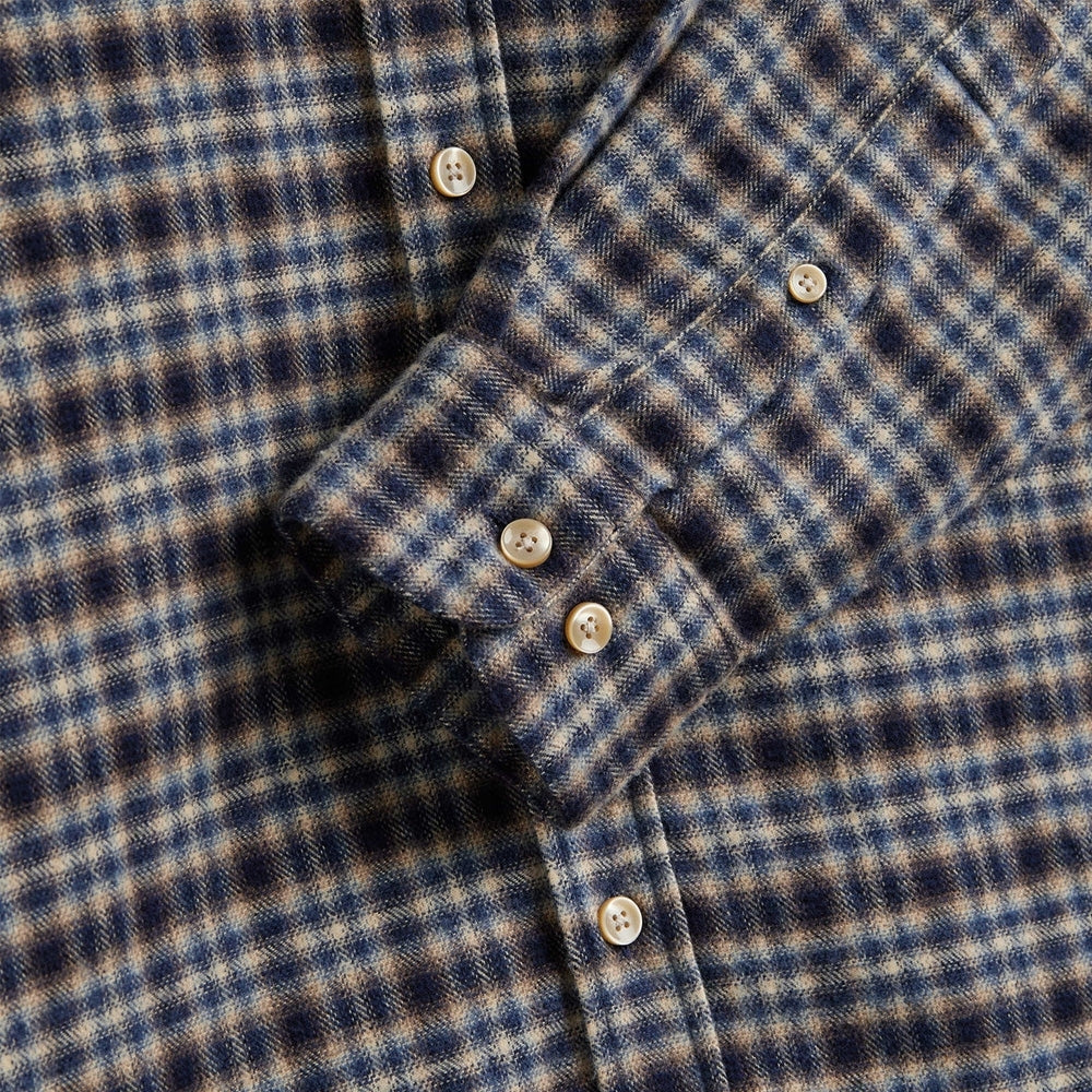 - Vouga Flannel Shirt - Blue