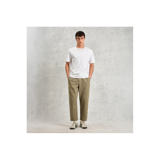 - Kurt Organic Cotton Trousers - Light Khaki