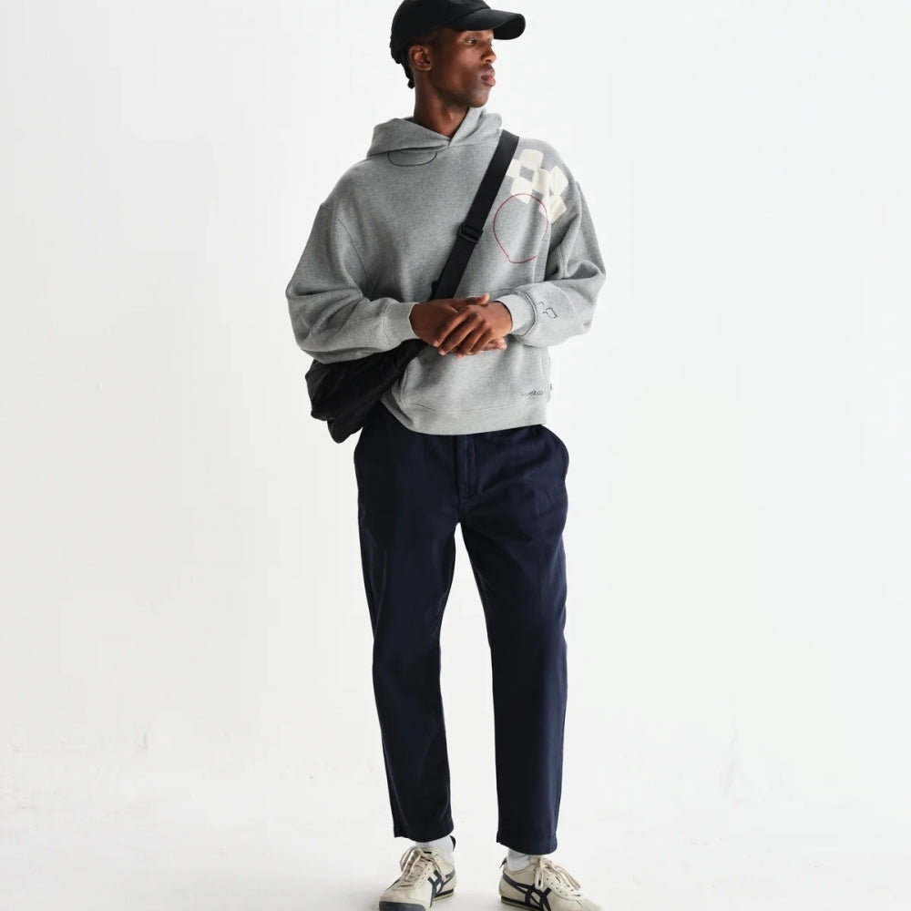 - Kurt Organic Cotton Trousers - Navy
