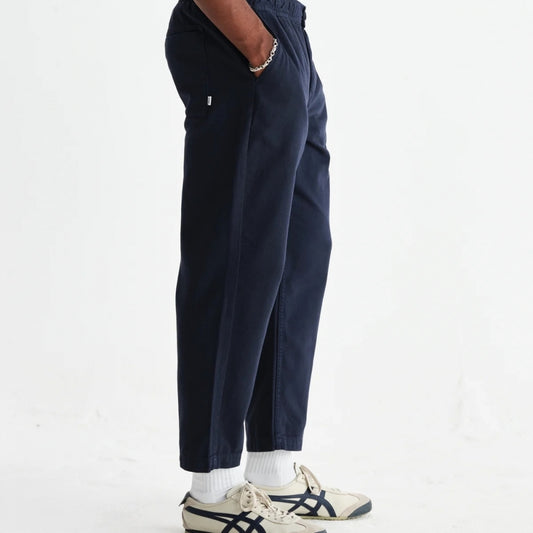 - Kurt Organic Cotton Trousers - Navy