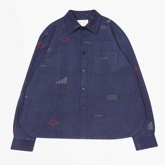 - Luis Oversized Shirt - Indigo