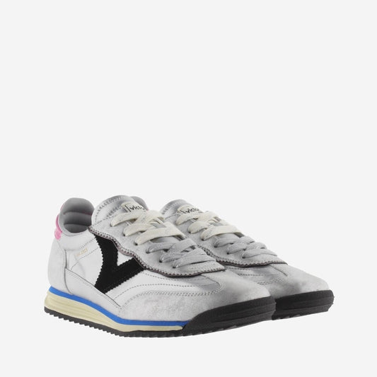 - Saturno Metallic Sneakers - Plata