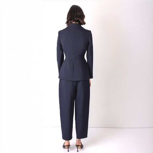 - Sidney Structured Blazer – Navy