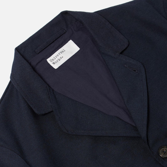 - Lucca Suiting Three Button Jacket - Navy