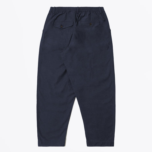 - Lucca Suiting Pleated Track Pants - Navy