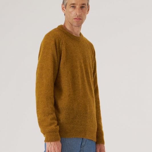 - Lyon Crew Alpaca Knit - Gold