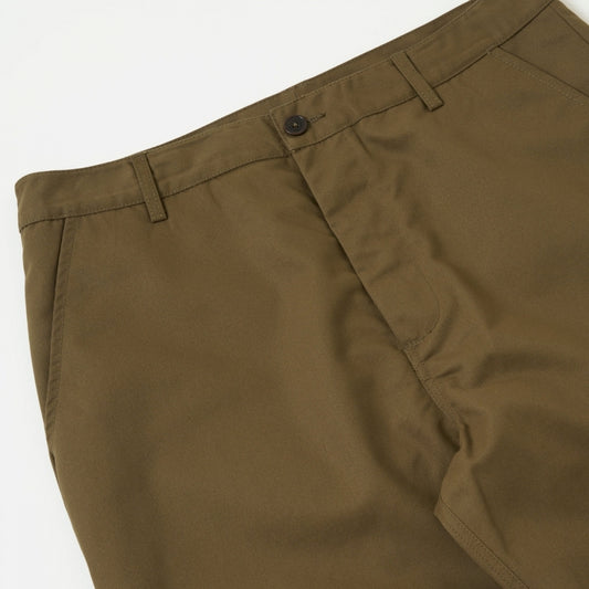 - Brushed Polytech Military Chino - Khaki