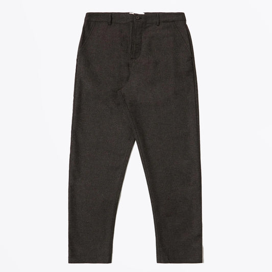 - Upcycled Italian Tweed Military Chino - Brown